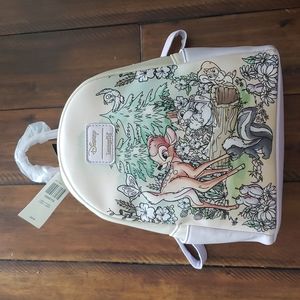Loungefly Bambi and Friends Mini Backpack.